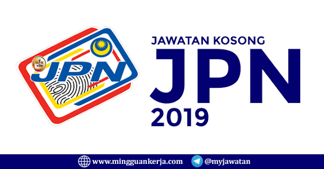 Ratusan Jawatan Kosong Jabatan Pendaftaran Negara 2019 Minima Spm