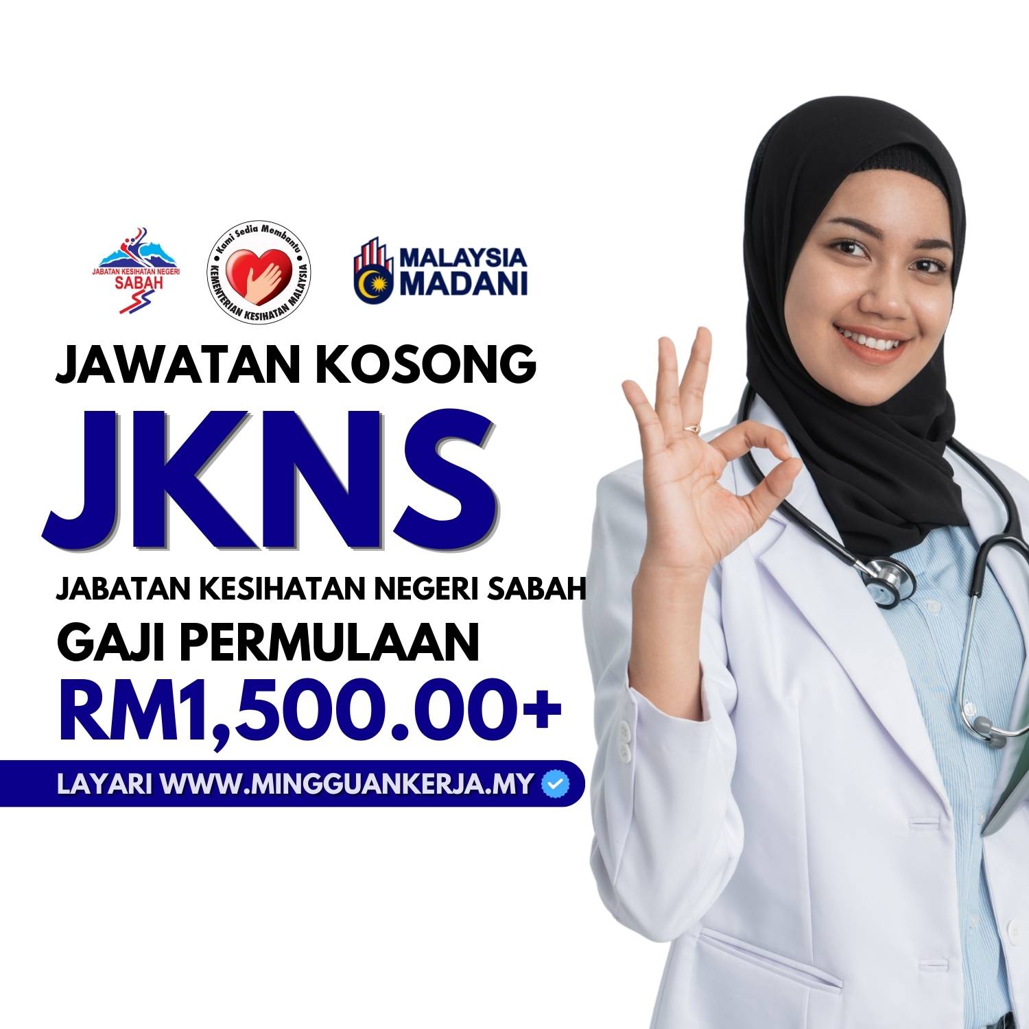 Jawatan Kosong Jabatan Kesihatan Negeri Sabah 2023/ 2024