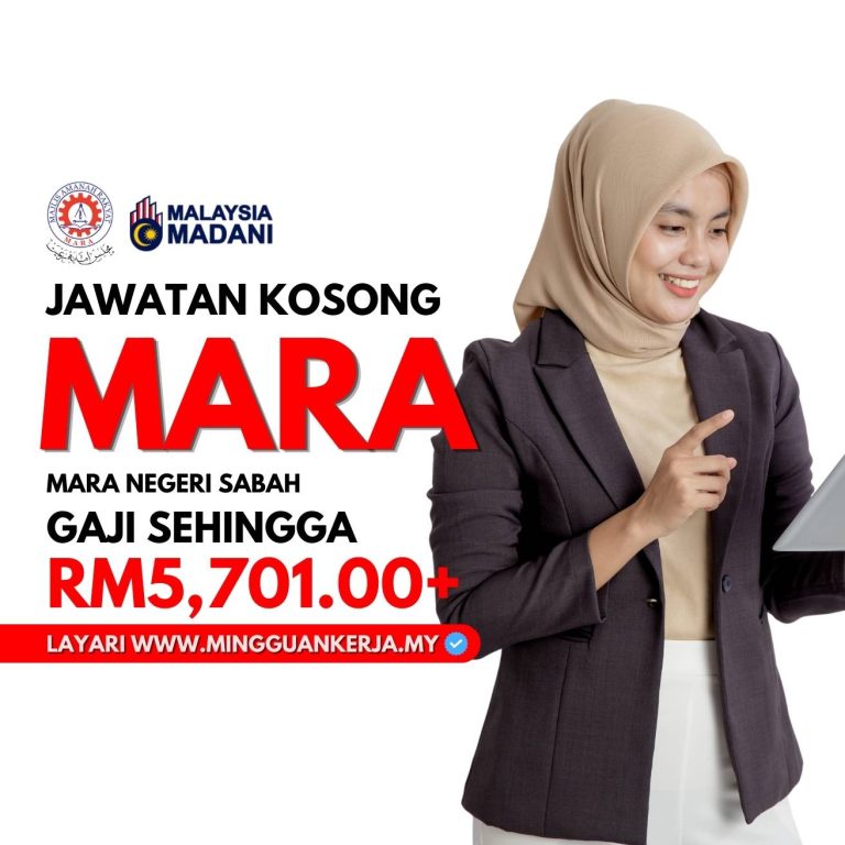 Jawatan Kosong MARA Sabah Gaji Sehingga RM5,701