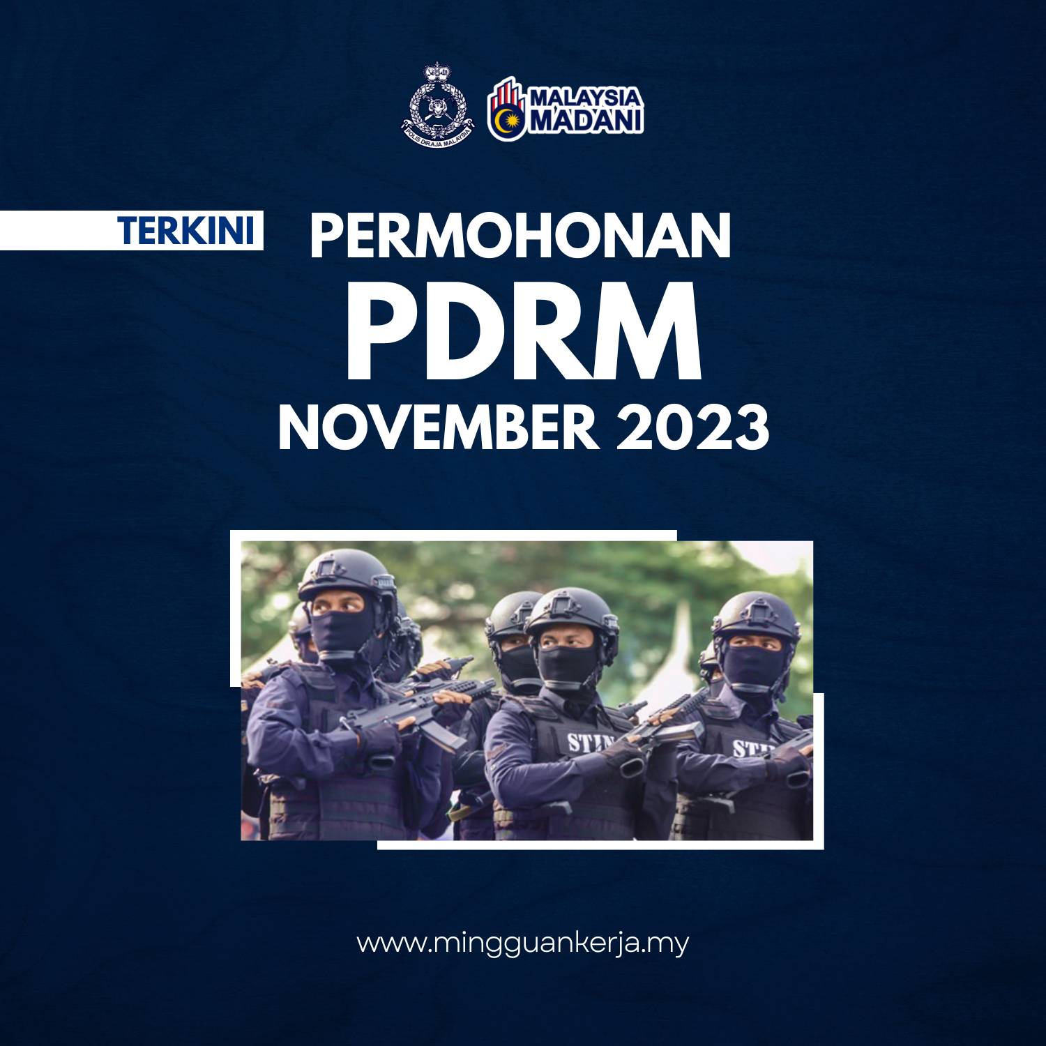 Permohonan E-Pengambilan PDRM Konstabel Polis YT1