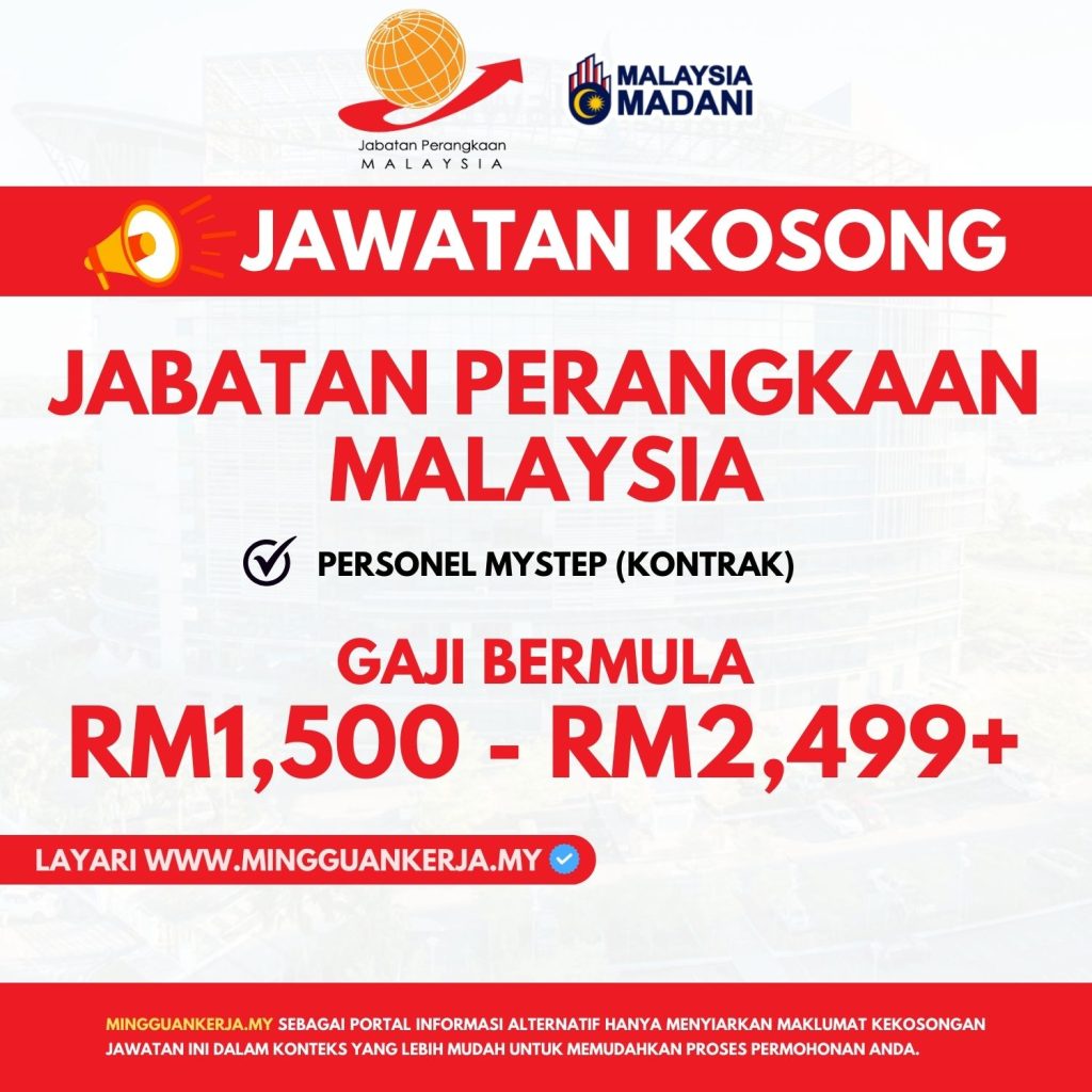 Jawatan Kosong Jabatan Perangkaaan Malaysia : Personel MySTEP ~ Gaji ...